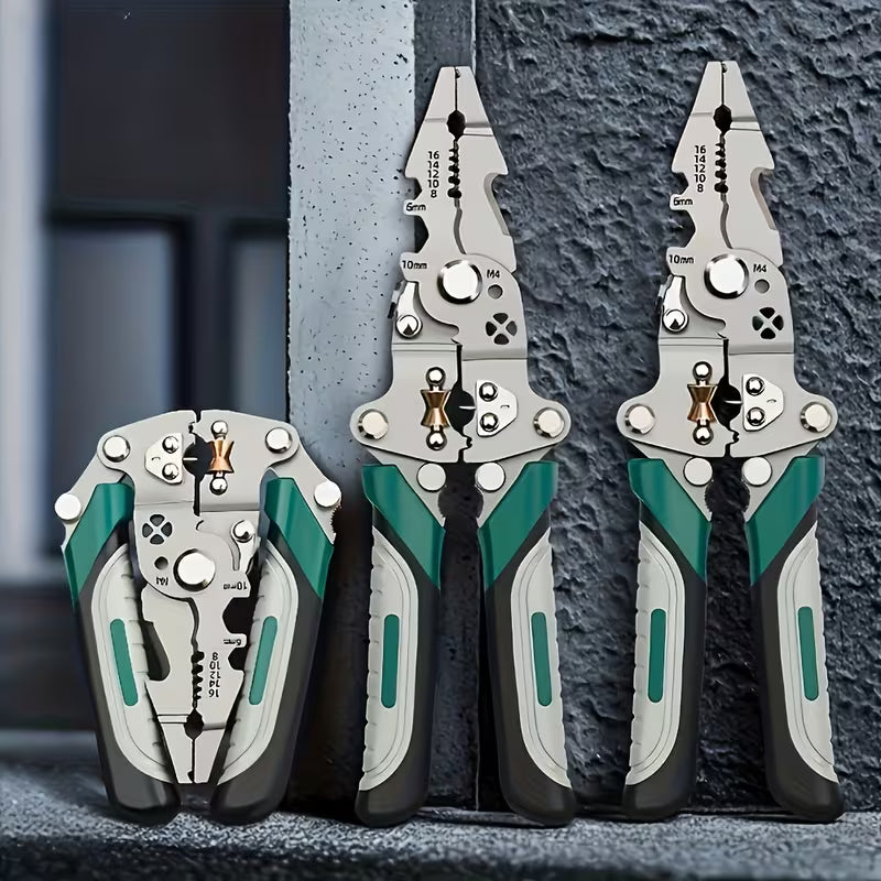 10 in 1 Multifunctional Wire Stripper, Cutter Crimping Tool ( Pack Of 2 )