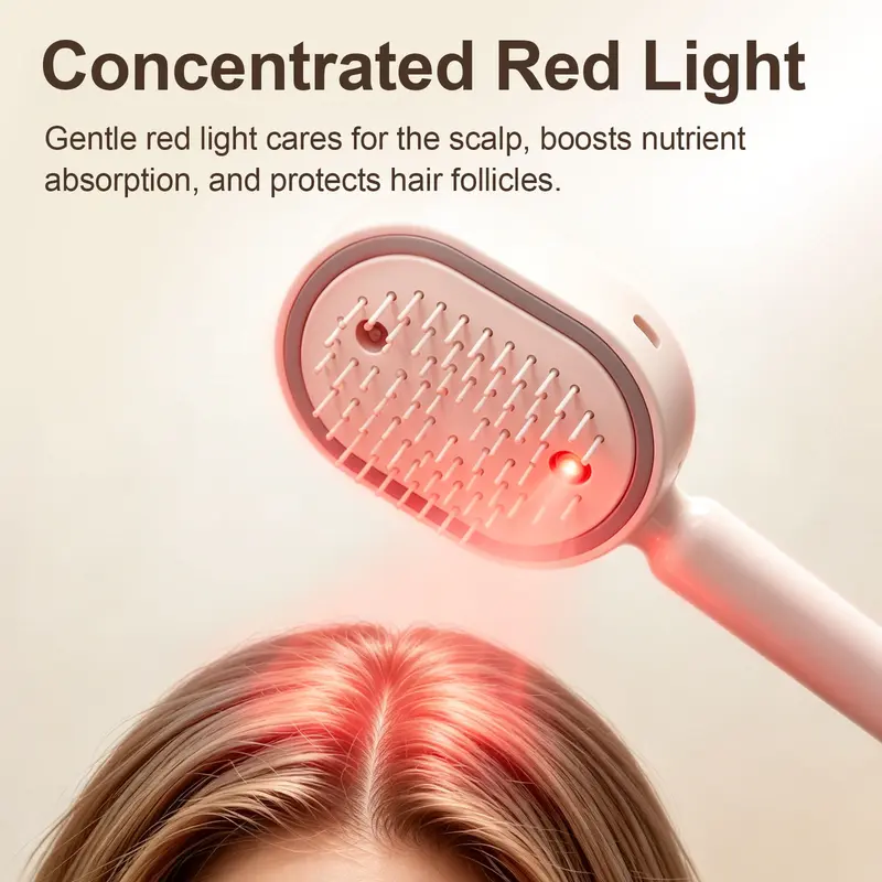 MistAura Pro Electric Scalp Massage Hair Brush