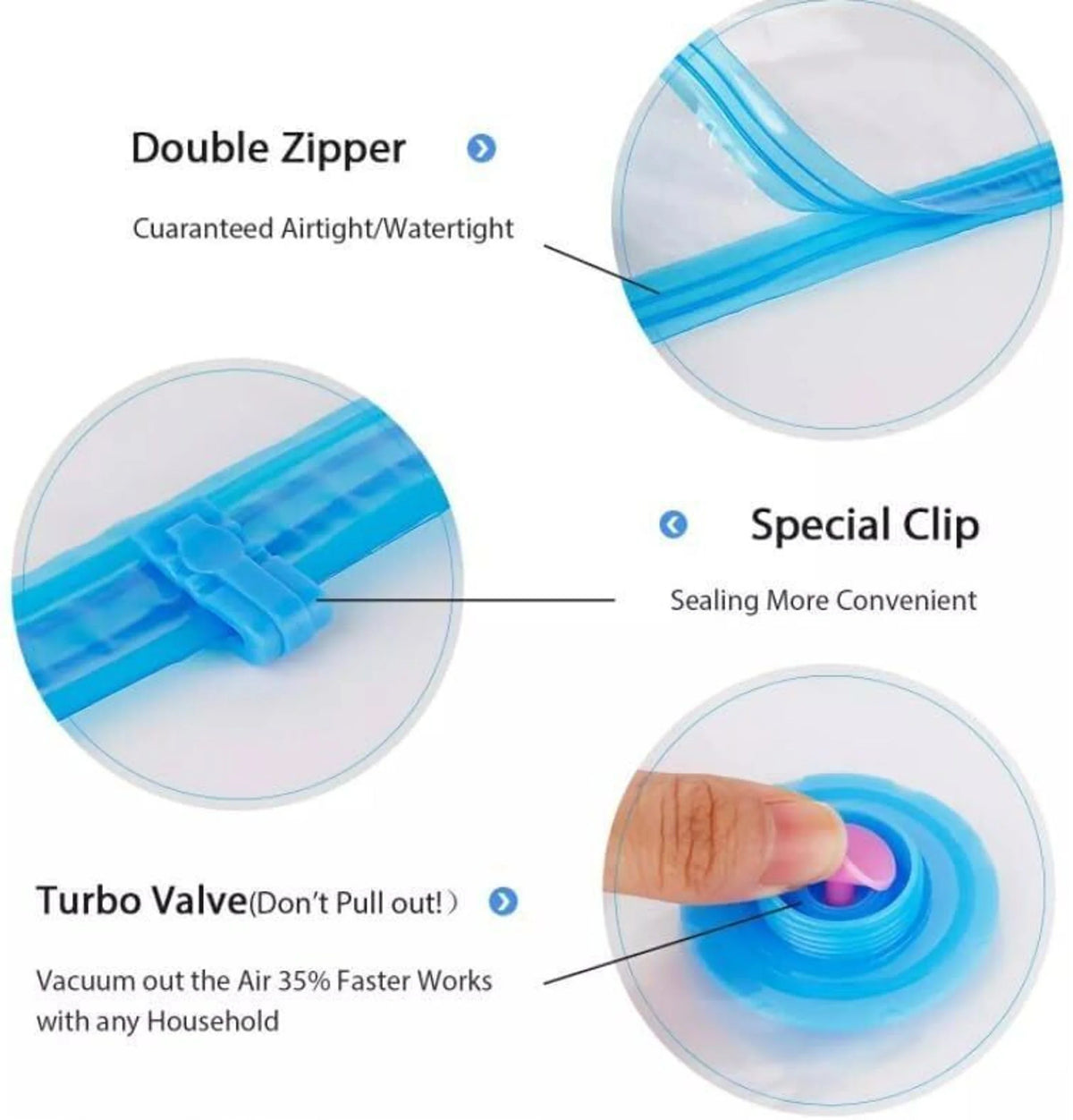 Multifunctional Vacuum bags (Pack of 5)