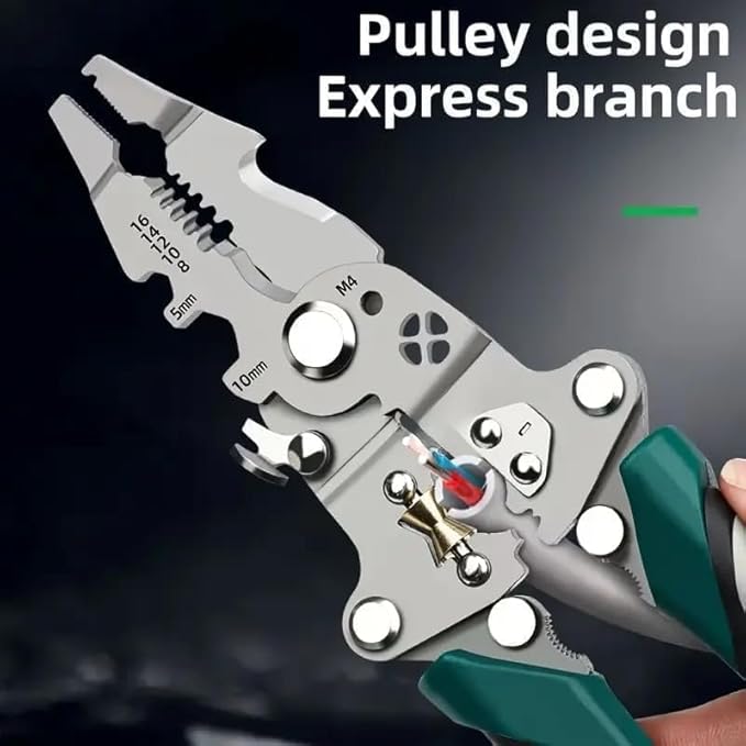 10 in 1 Multifunctional Wire Stripper, Cutter Crimping Tool ( Pack Of 2 )