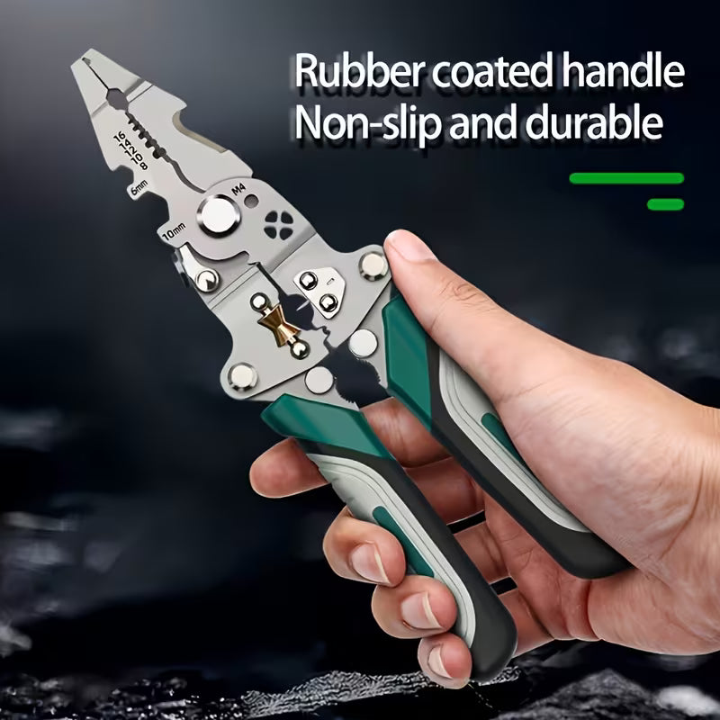 10 in 1 Multifunctional Wire Stripper, Cutter Crimping Tool ( Pack Of 2 )