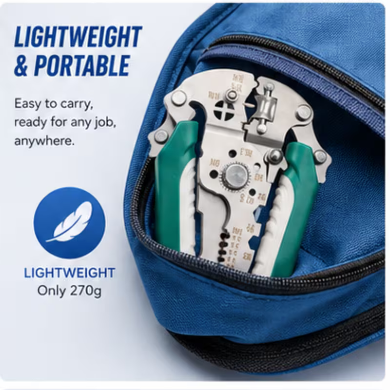10 in 1 Multifunctional Wire Stripper, Cutter Crimping Tool ( Pack Of 2 )