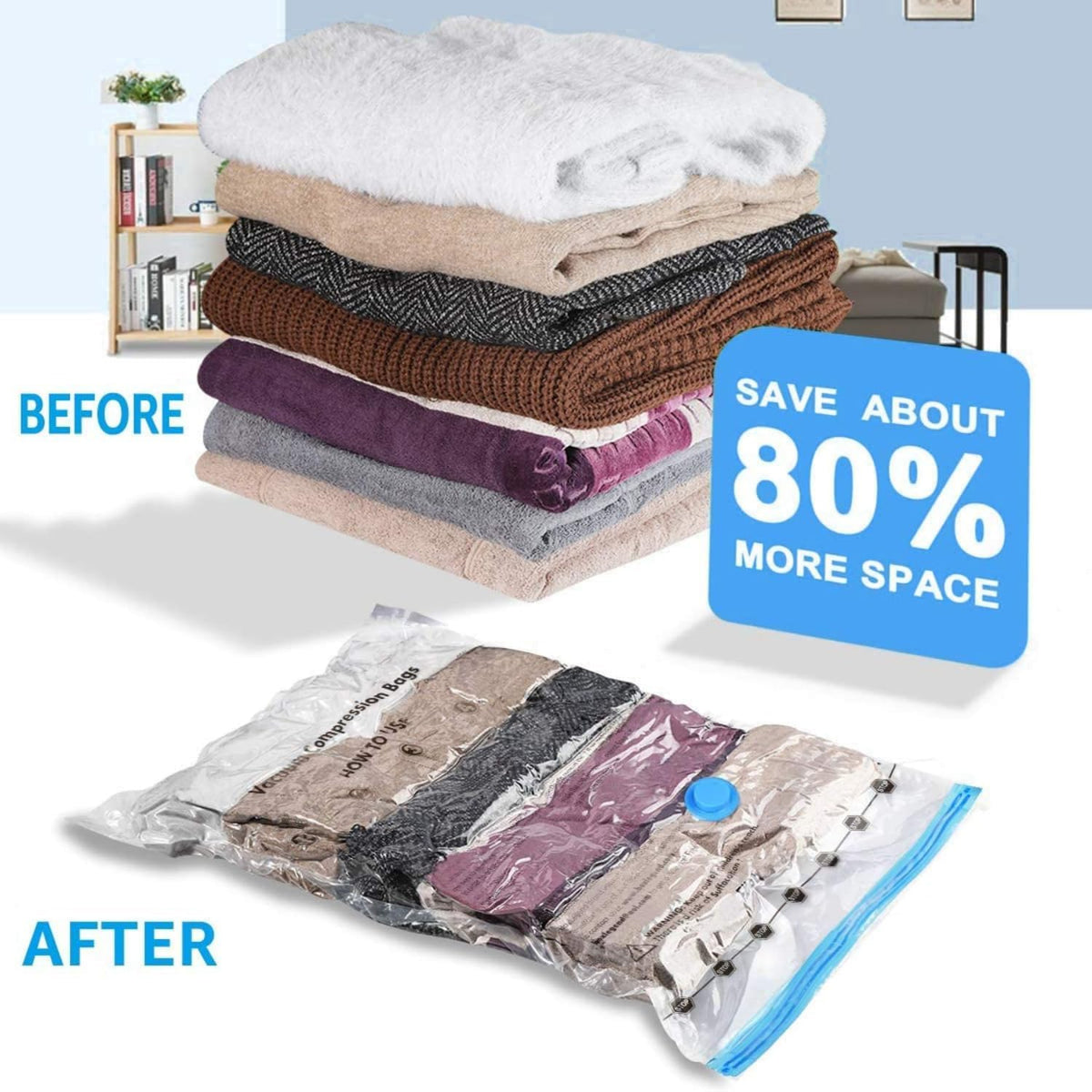 Multifunctional Vacuum bags (Pack of 5)