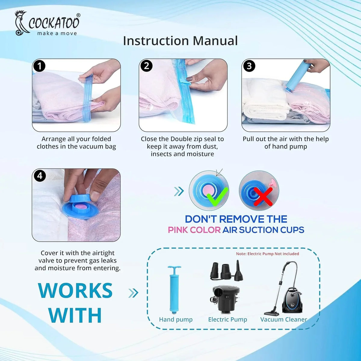 Multifunctional Vacuum bags (Pack of 5)