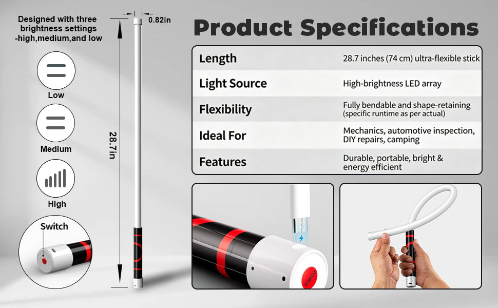 FlexBeam Pro Bendable Flashlight