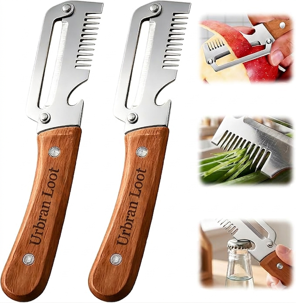 Elite 3 in 1 Multifunctional Vegetable Peeler( Pack of 2 )