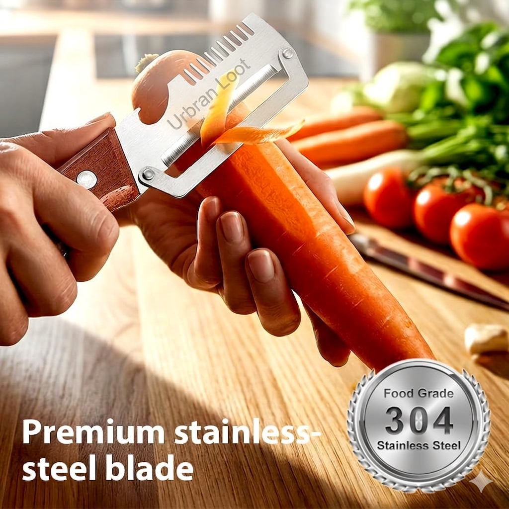 Elite 3 in 1 Multifunctional Vegetable Peeler( Pack of 2 )