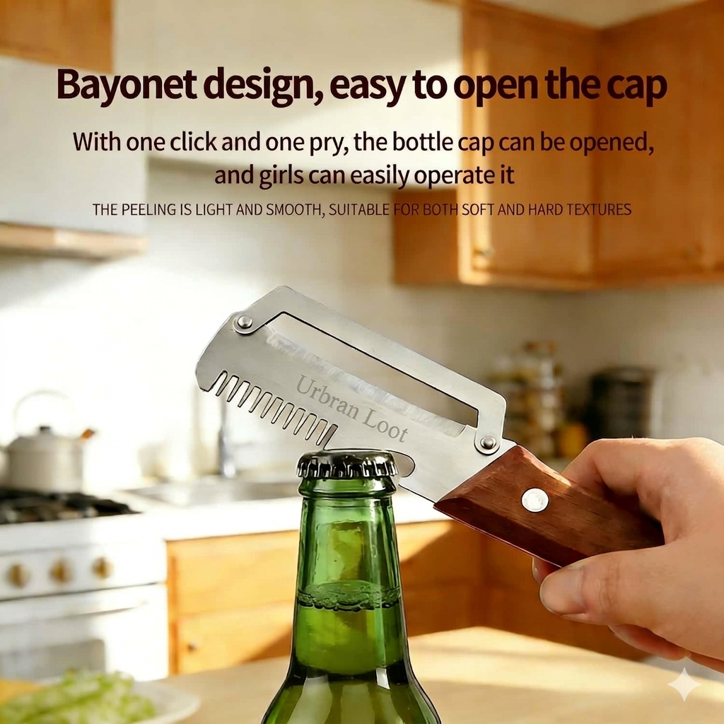Elite 3 in 1 Multifunctional Vegetable Peeler( Pack of 2 )