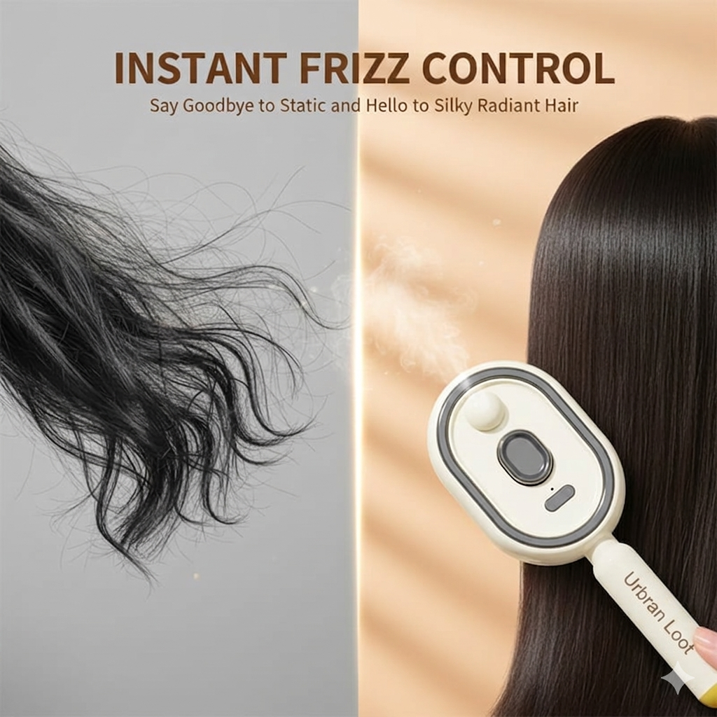MistAura Pro Electric Scalp Massage Hair Brush