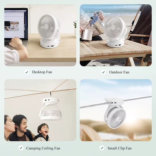 3 in 1 Portable Clamp Fan