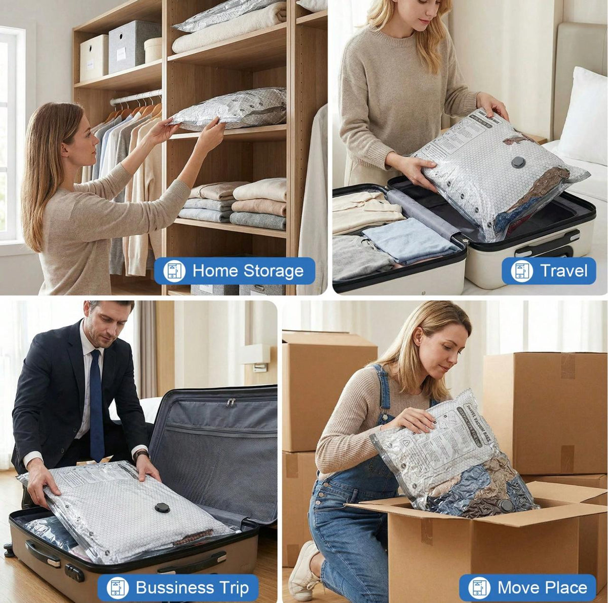 Multifunctional Vacuum bags (Pack of 5)