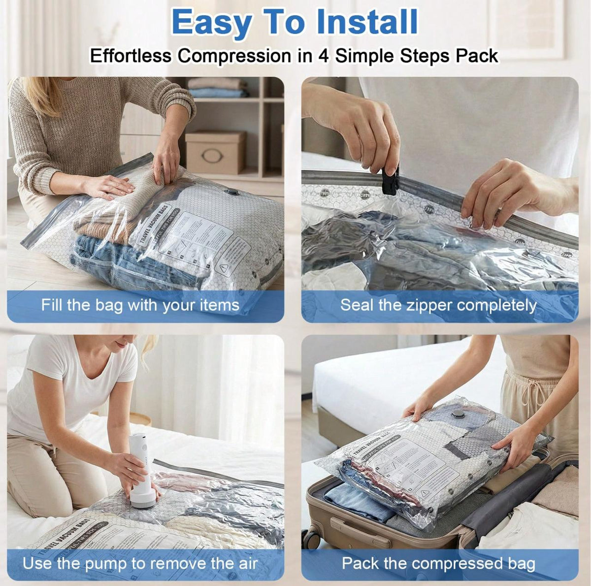 Multifunctional Vacuum bags (Pack of 5)