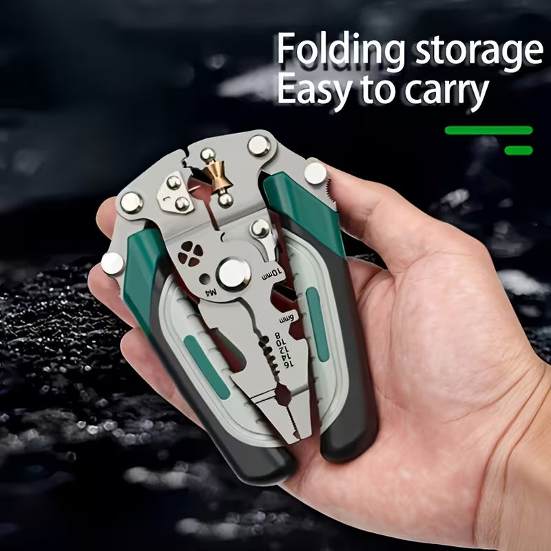 10 in 1 Multifunctional Wire Stripper, Cutter Crimping Tool ( Pack Of 2 )