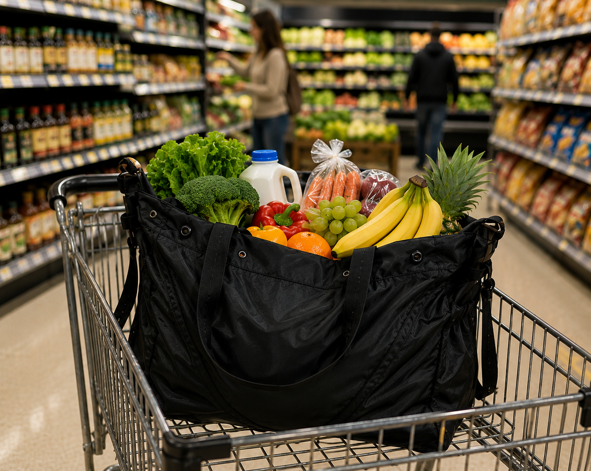 3 in 1 Easy Load Grocery Bag ( Pack Of 2 )