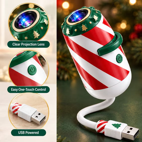 5-in-1 USB Car Projector Lamp