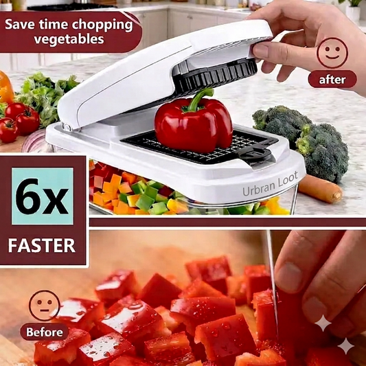 8 in 1 Easy-Prep Salad & Veggie Chopper