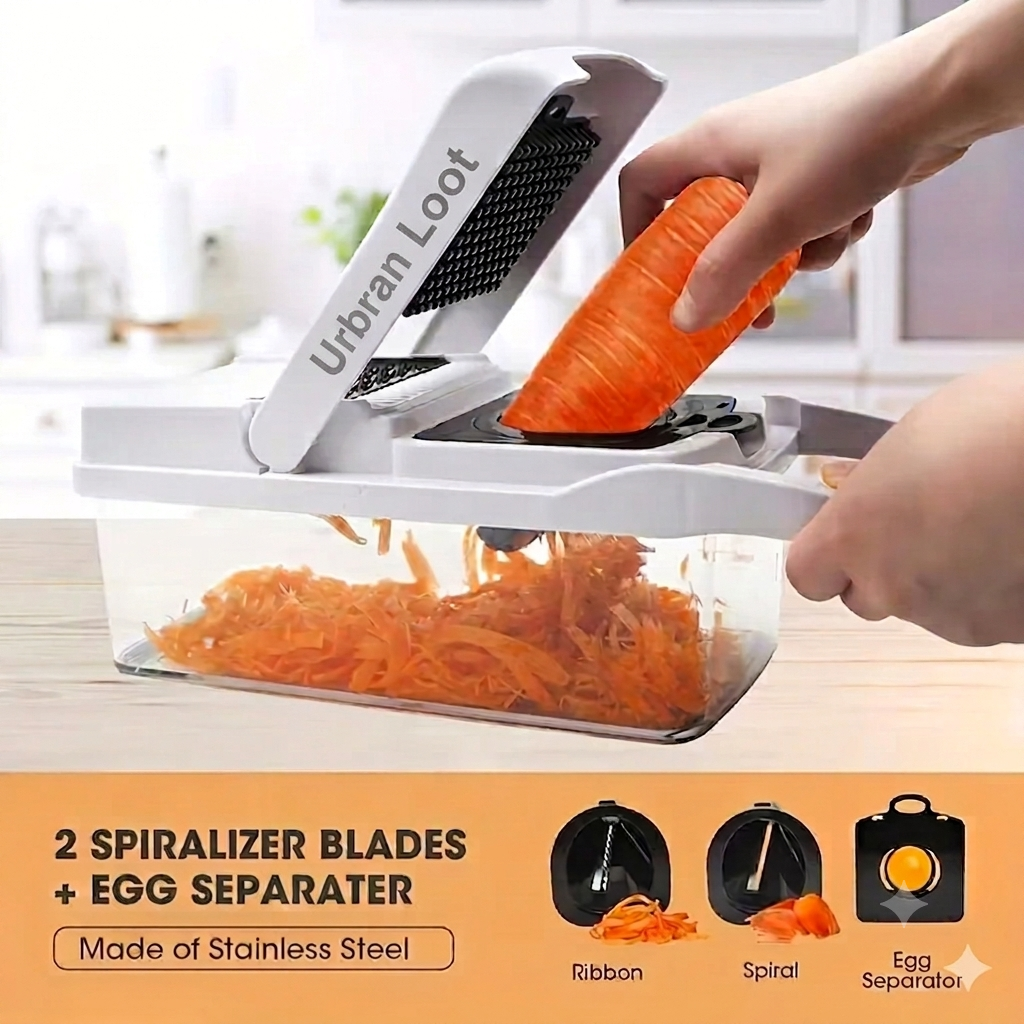 8 in 1 Easy-Prep Salad & Veggie Chopper