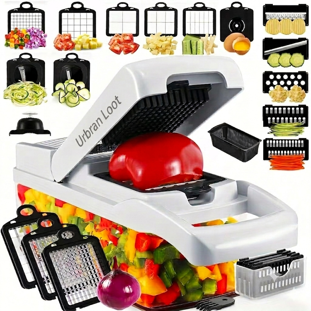 8 in 1 Easy-Prep Salad & Veggie Chopper