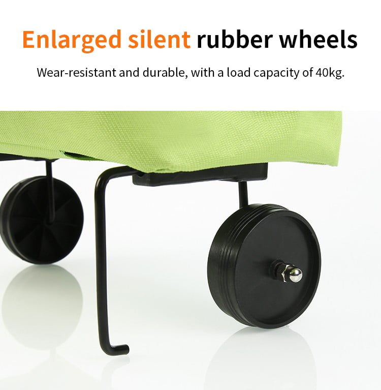 EcoFriendly Foldable Shopping Bag with Wheels