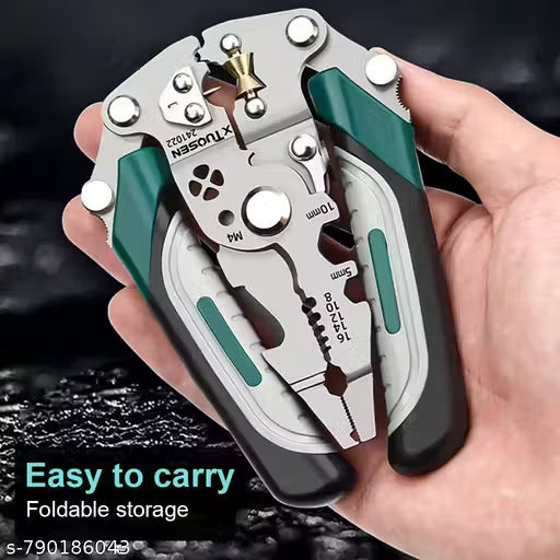 10 in 1 Multifunctional Wire Stripper, Cutter Crimping Tool ( Pack Of 2 )